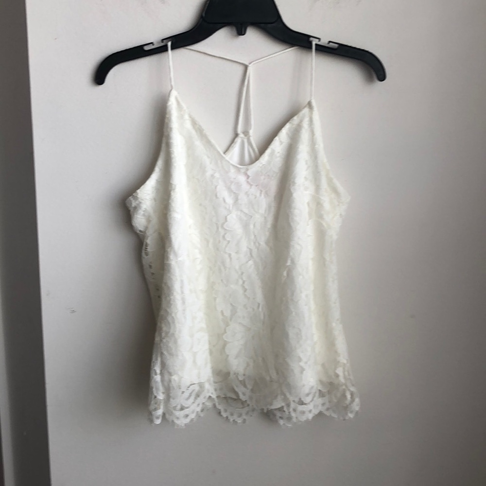 𝅺❤️ 5/$35 Macbeth Spaghetti Strap Tank XS lace